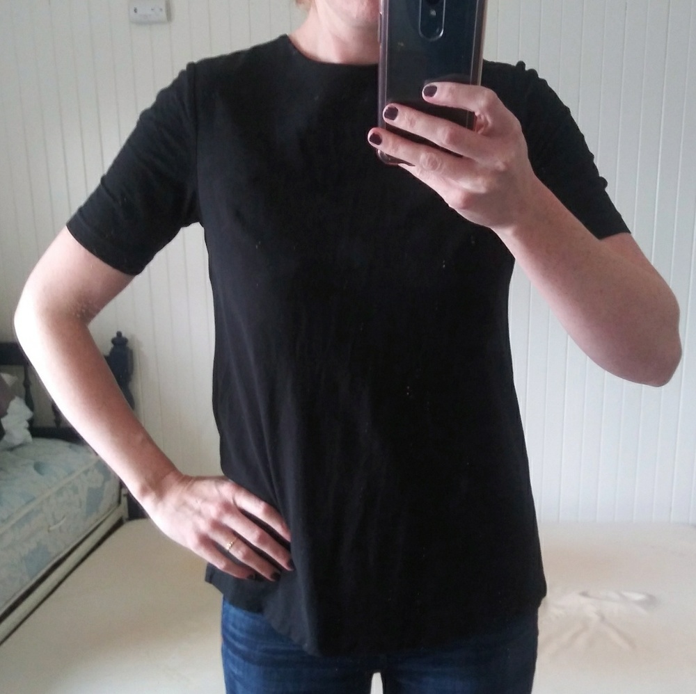 Maternity black career and casual top